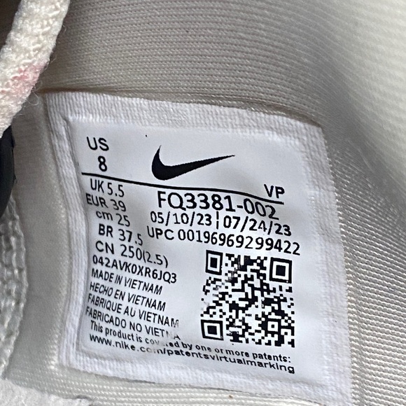 Nike Sabrina 1 'Grounded' Light Bone Laser Orange Ashen Slate” Size 8 FQ3381 002 - Picture 16 of 16